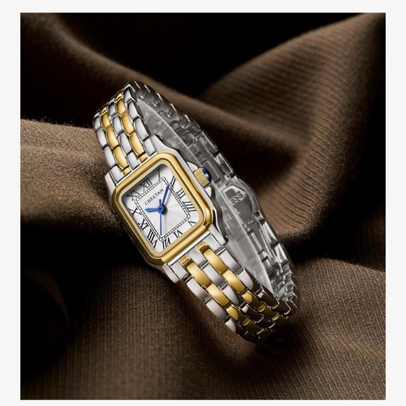 Women's Gold and Silver Watch - Picture 4 of 5